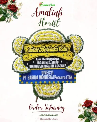 Papan Bunga Duka di Sukawera