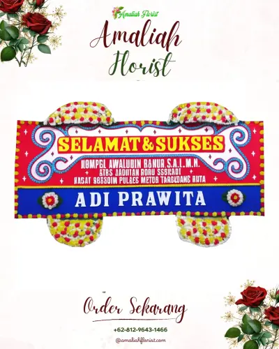 Karangan Bunga Ucapan Selamat di Sukawera
